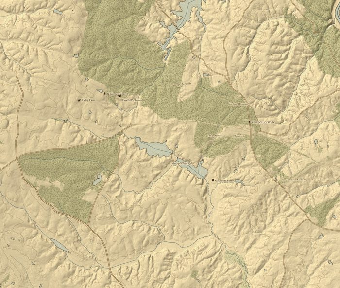 Chancellorsville battle map